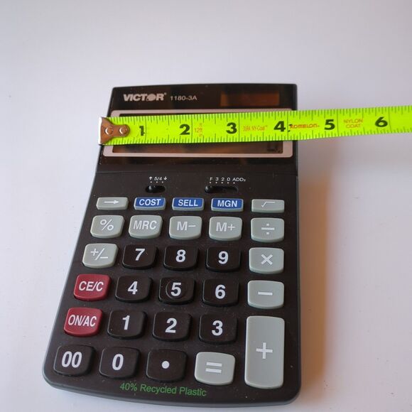 Extra Large 12 Digit Desktop Calculator with‎ Adjustable Tilt LCD Solar Power - Picture 11 of 12